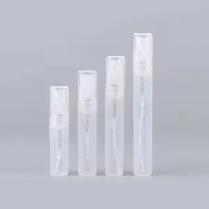 2ml 3ml 4ml 5ml mini flacons de pulvérisation vides, transparents et fins, rechargeables, petits flacons d'échantillon de parfum en plastique