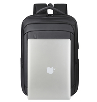 Mochila Impermeable para Portátil de 15.6 Pulgadas, Antirrobo, con Puerto de Carga USB, para Viajes de Negocios, con Correa para Equipaje