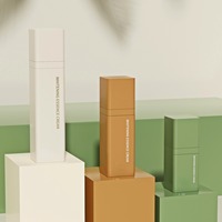 2024 Twist up soins de la peau rotation bouteille de pompe à Lotion carrée pour cosmétiques crème personnalisée emballage rechargeable 30ml bouteille sans air