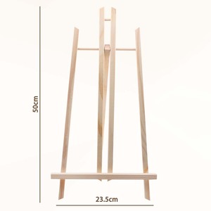 Keep Smiling Cavalletto Pieghevole Portatile da 50 cm in Legno per Esposizione da Tavolo, per Schizzi, Pittura a Olio e Acquerello, Cavalletti Artistici per Artisti - Product Image 1