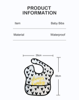 Vente chaude bébé bavoirs imperméables enfants tablier alimentation enfant bavoirs smock bavoirs enfant en bas âge manger vêtements
