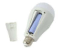หลอดไฟ LED 12W สำหรับกรณีฉุกเฉิน ขั้ว E27 แรงดันไฟฟ้า AC85V-265V วัสดุ PP 800mA แบตเตอรี่ลิเธียมเดี่ยว ชิป SMD 2835 เส้นผ่านศูนย์กลาง 80 มม. 6000K 1100 - Product Image 5