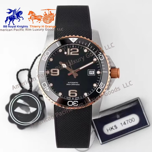 Montre-bracelet mécanique automatique de luxe pour homme Longines avec verre saphir, étanche, en acier inoxydable 316L - Product Image 5