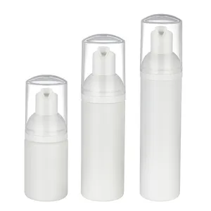Özel mat beyaz plastik temiz köpük sıvı köpük pompalı şişe