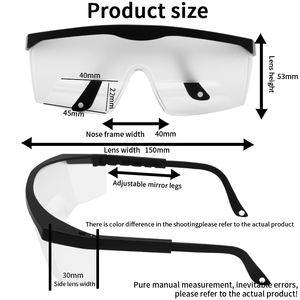 แว่นตาสำหรับฝึกการบินและอากาศกรอบโพลีคาร์บอเนตแบบปรับได้ - Product Image 5
