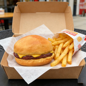 Modelo de Hamburguesa de Plástico Espumado Realista de 9 cm, Miniatura de Comida Artificial Ecológica para Exhibición en Restaurantes - Product Image 4