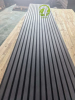 Mur acoustique décoratif en bois MDF Akupanel, lattes de bois flexibles, acoustique, hôtels, appartements, hôpitaux, écoles, entrepôts, placage