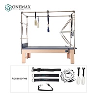 ONEMAX 2-en-1 Cadillac pilates reformer con trapecio Torre Cadillac máquina