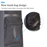 Sac de douche solaire portable 20L avec poche à eau chauffante en TPU pour camping, randonnée, voyage, plage et festival