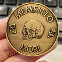 Pièces commémoratives personnalisées modernes en alliage de zinc, impression UV, émail poli, 3D double face, vente en gros