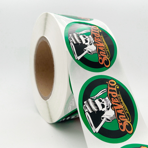 Tùy chỉnh in không thấm nước vinyl dán CuộN dính lá vàng nhãn cho bao bì chai - Product Image 1