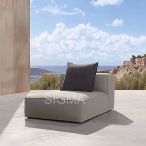 كراسي استلقاء شمسية من الألومنيوم للحدائق الخارجية بتصميم جديد وفاخر لعام <span class=keywords><strong>2026</strong></span>، مناسبة للفنادق والفيلات والشرفات - Product Image 3