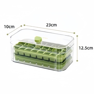 32/64 Kühlschrank Eis Aufbewahrung sbox Küche Tragbare Pop Ball Maker Form Eiswürfel schale mit Deckel für Haushalt Whisky Cocktail - Product Image 2