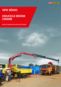 Camión montado Palfinger Knuckle Boom Crane SPK8500/SPK8500A/SPK8500B Max <span class=keywords><strong>Outreach</strong></span> 9,6 M Mejor precio Venta caliente Caja de cambios Engranaje del motor - Product Image 3