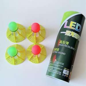 Volani cavi antivento dal Design incandescente in Nylon palloni da Badminton luminosi da allenamento notturno - Product Image 5