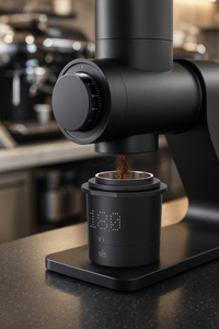 Dosier-Timer Whitebird White Cup Instant Pad Barista Matte Wiederaufladbare Kaffeewaage für Wiederaufladbare Kaffeewaage - Product Image 3