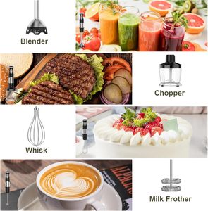 800W High Power 5 in 1 Multi Functional Handheld Mixer Professional Electric Multi-Purpose Blender - Product Image 2