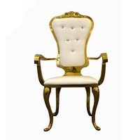 Silla de acero inoxidable al por mayor para salón de bodas, fabricante OEM