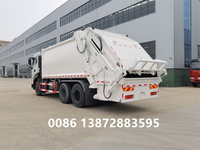 Camion à ordures de qualité supérieure avec des caractéristiques essentielles pour la gestion des déchets Camion compacteur de carburant diesel durable et économique