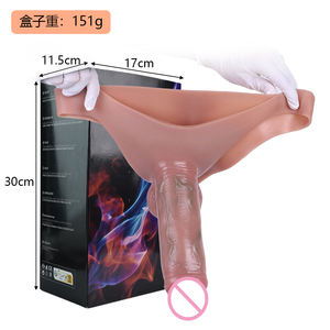 खोखले लिंग आस्तीन के साथ एक्सटेंडर बड़ा लिंग डिल्डो पुरुषों के लिए यथार्थवादी बनावट वाला मुर्गा - Product Image 3