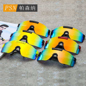 Gafas de ciclismo con montura completa, lentes esféricas de policarbonato, UV400, antideslizantes, para deportes al aire libre, protección para ciclismo para hombres - Product Image 4