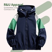 Vestes de baseball brodées sur mesure pour hommes, vente en gros OEM, vestes varsity personnalisées pour hommes, coupe-vent