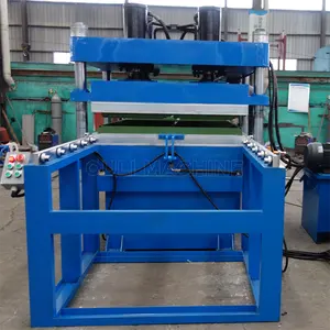 Machine unique de presse de pantoufle en caoutchouc, machines de vulcanisation hydrauliques en caoutchouc de presse
