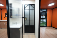 Casa Contenedor de Vidrio de Doble Ala, Expandible, Precio de Fábrica, Dormitorios, Villa Prefabricada, Espacio Auxiliar para Patio Trasero