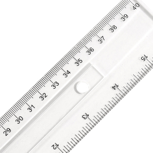 Règle en T 40cm en plastique transparent pour le dessin et l'agencement général de 15 pouces Équipement éducatif - Product Image 3
