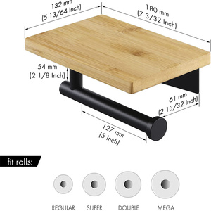 Tre giữ giấy với điện thoại di động lưu trữ Kệ mô chủ treo tường tự dính - Product Image 2