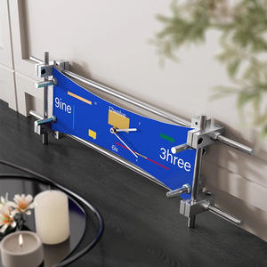 광학 축 데스크탑/벽시계 고급 감각의 걸이형 그림 예술 스타일 2025 신제품 거실 넷 레드 창의적 색상 - Product Image 4