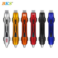Stylo à bille publicitaire pour enfants, cadeau fantaisie, stylo de papeterie mignon, pointe de 1,0 mm, logo personnalisé, stylo en plastique promotionnel, stylo de course automobile