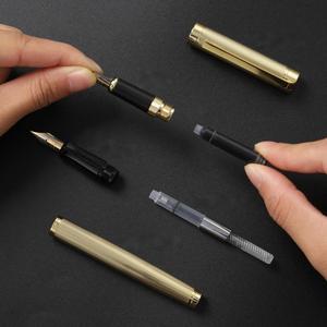 High Quality Custom Logo Embossed Golden Metal Fountain <b>Pen</b> Luxury Business Gift Ballpoint <b>Pen</b> for Business Writing and School - Product Image 6