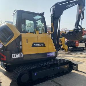 Excavadora Usada Volvo 60D Mini de 6 Toneladas, Modelo 2024, Motor y Bomba Incluidos, Capacidad de Cucharón de 0.23m, Excelente Estado - Product Image 3