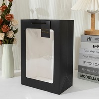 Vente en gros d'usine, boîte cadeau transparente avec fenêtre, emballage cadeau pour la fête des mères, la Saint-Valentin, emballage cadeau pour fleurs, sac cadeau