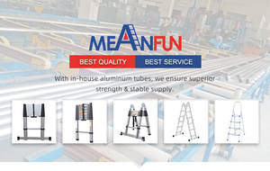 Scala Telescopica Portatile in Alluminio, Capacità di Carico 150kg, 10-12 Gradini, Standard EN131, Design Moderno per Soffitta e <span class=keywords><strong>Soggiorno</strong></span> - Product Image 3