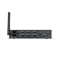 Réel lecteur multimédia Android 8K 6 hdm i sorties écran de liaison Port réseau Gigabit lecteur réseau HD 8 + 64G