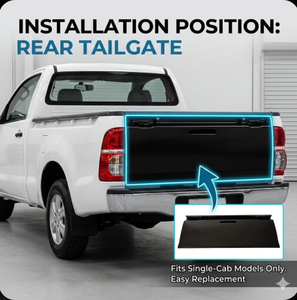 Puerta Trasera Central de Alta Calidad con Orificios para Toyota Hilux <span class=keywords><strong>Vigo</strong></span> 2005-2012, Cabina Simple, Piezas de Carrocería - Product Image 6