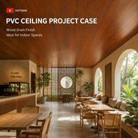 Panel de Pared Moderno de PVC Ignífugo con Relieve Artístico para Techos Decorativos de Venta Directa de Fábrica y Sistema de Rejilla Fácil