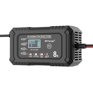 เหมาะสำหรับแบตเตอรี่ตะกั่วกรดและเครื่องชาร์จแบตเตอรี่ LiFePO4ที่12V8A พร้อมฟังก์ชันซ่อมแซม - Product Image 6