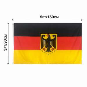 Drapeaux de tous les pays en Polyester, extérieur, noir, rouge, jaune, drapeau d'aigle <span class=keywords><strong>allemand</strong></span>, 100% - Product Image 1