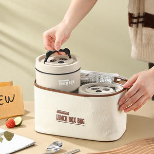 Portable 304 Stainless Steel Insulated Single-Tier 5L Leak-Proof 3-Compartment Food Grade Lunch <b>Box</b> for Kids Students Heatable - Product Image 2