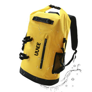 กระเป๋าเป้กันน้ำแบบม้วนปิดปากกระเป๋า สำหรับเล่นเซิร์ฟ ขี่มอเตอร์ไซค์ ว่ายน้ำ พายเรือคายัค พายเรือ แคมป์ปิ้ง ทำจากวัสดุ TPU PVC - Product Image 4