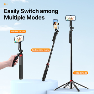 Ulanzi MA09 1,8 m Selfie Stick trípode <span class=keywords><strong>para</strong></span> <span class=keywords><strong>iPhone</strong></span> 16 15 <span class=keywords><strong>14</strong></span> 13 <span class=keywords><strong>Pro</strong></span> <span class=keywords><strong>Max</strong></span> Android teléfono con Control remoto soporte de cabeza de bola panorámica - Product Image 2