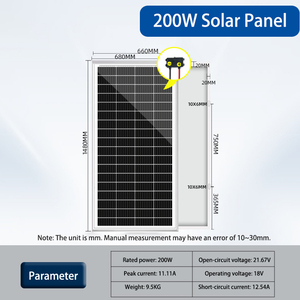 Panel <span class=keywords><strong>Solar</strong></span> Monocristalino para Exteriores, Módulo Fotovoltaico con Salida de 18V-42V y Servicio de Instalación Gratuito, Disponible en Stock, Venta al Por Mayor - Product Image 6