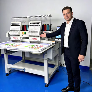 Máquina de Bordar Computarizada de 2 Cabezales y 15 Agujas con Certificación CE para Fábricas de Camisetas en EE. UU. - Product Image 1
