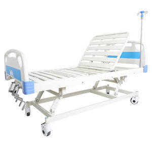 Precio <span class=keywords><strong>de</strong></span> fábrica Cama médica <span class=keywords><strong>de</strong></span> metal UCI Cama <span class=keywords><strong>para</strong></span> <span class=keywords><strong>enfermos</strong></span> Tres manivelas Control manual Cama <span class=keywords><strong>de</strong></span> hospital <span class=keywords><strong>para</strong></span> la venta - Product Image 5