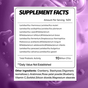 OEM ODM Women's Probiotic Tablets Help Nourish Good Bacteria in Your Gut Improve Immune Function Women's Prebiotic Tablets - Product Image 6