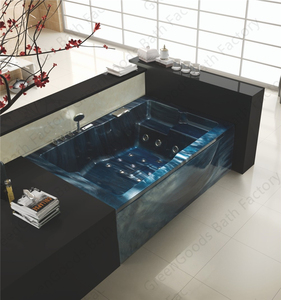 Grande <span class=keywords><strong>vasca</strong></span> <span class=keywords><strong>da</strong></span> <span class=keywords><strong>bagno</strong></span> per massaggi a doppia seduta <span class=keywords><strong>vasca</strong></span> <span class=keywords><strong>da</strong></span> <span class=keywords><strong>bagno</strong></span> con cascata a getto d'aria e Led - Product Image 2