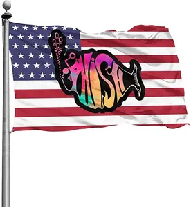 Custom Good Quality American USA Flag Rainbow Phish Flag 3x5ft